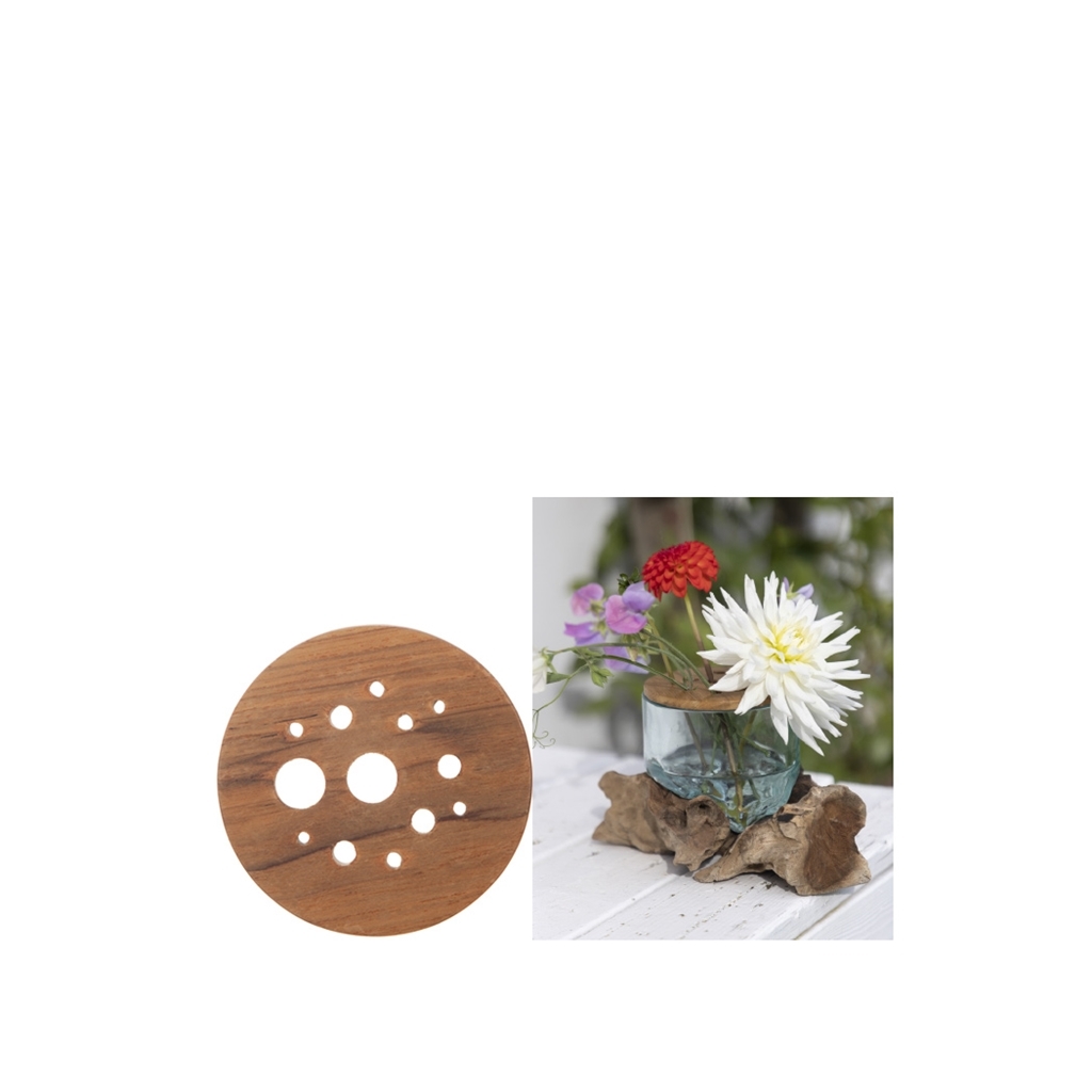Blomhållare i Trä