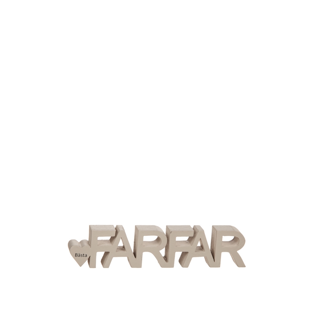 Stående Text Bästa Farfar