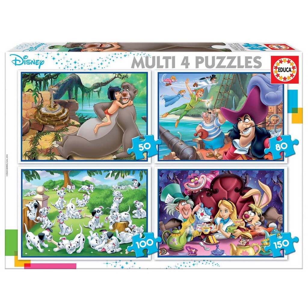 Pussel 4 i 1 Disney