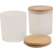 Glasburk med Trälock