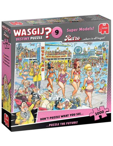 Pussel 1000 Wasgij - Retro Destiny 9 Supermodeller!