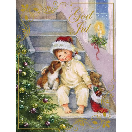 Dubbelt Julkort Exklusivt