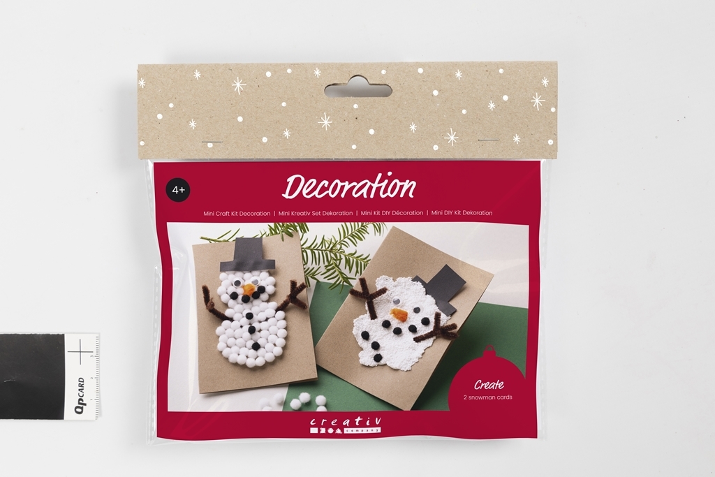Pyssel Julkort Snögubbar