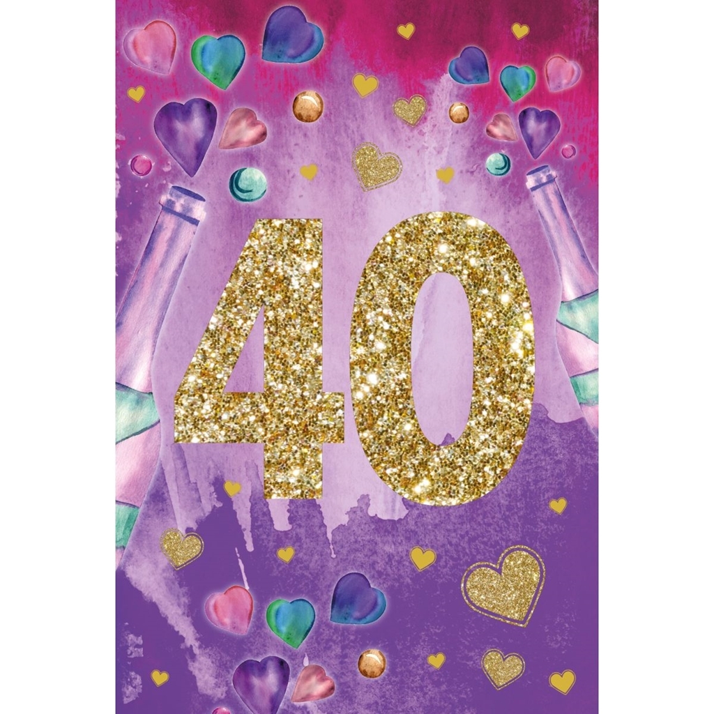 Grattiskort 40år Kvinna
