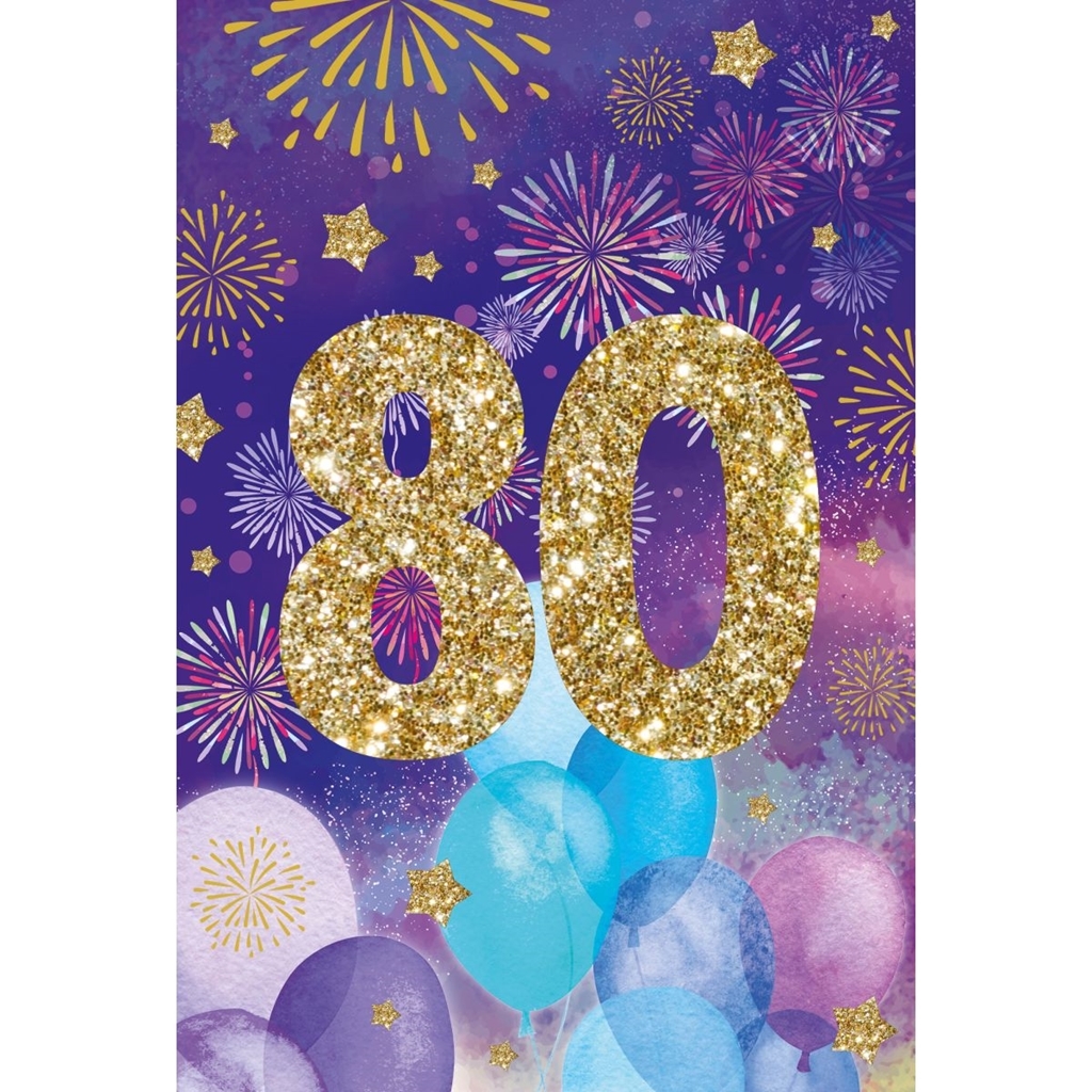 Grattiskort 80år Kvinna
