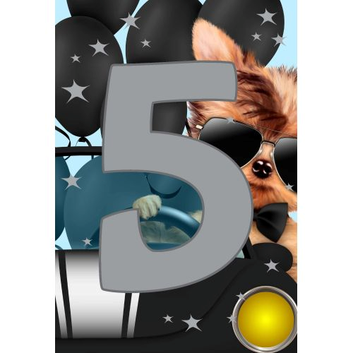 Grattiskort Blå 5år
