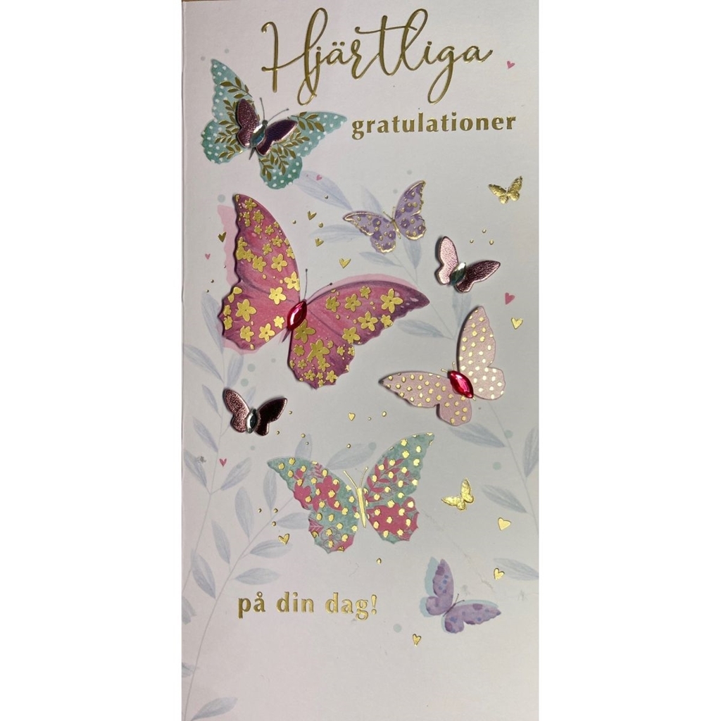 Grattiskort Fjärilar
