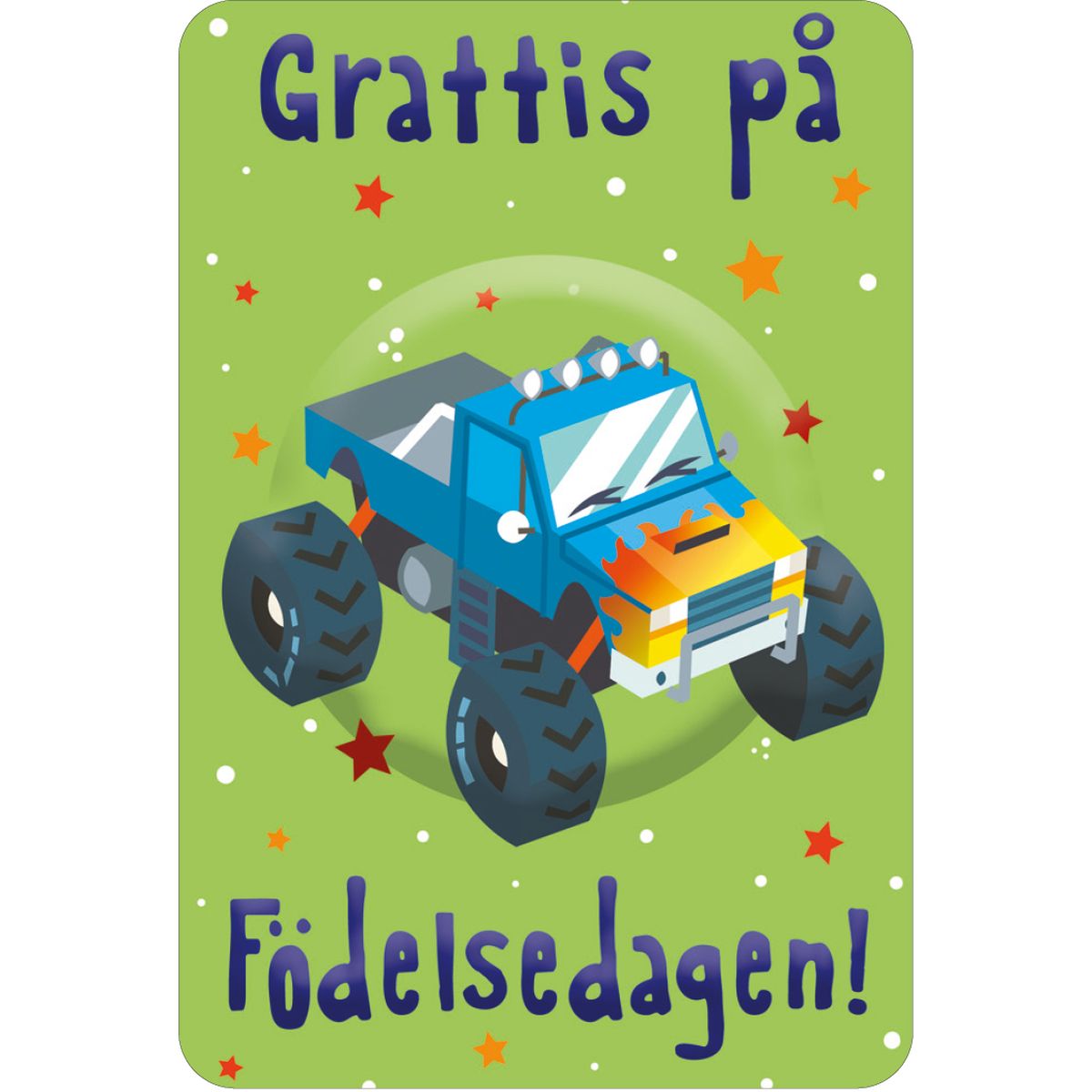 Kort Grattis Monstertruck