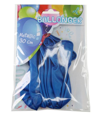 Ballonger Blå Metallic