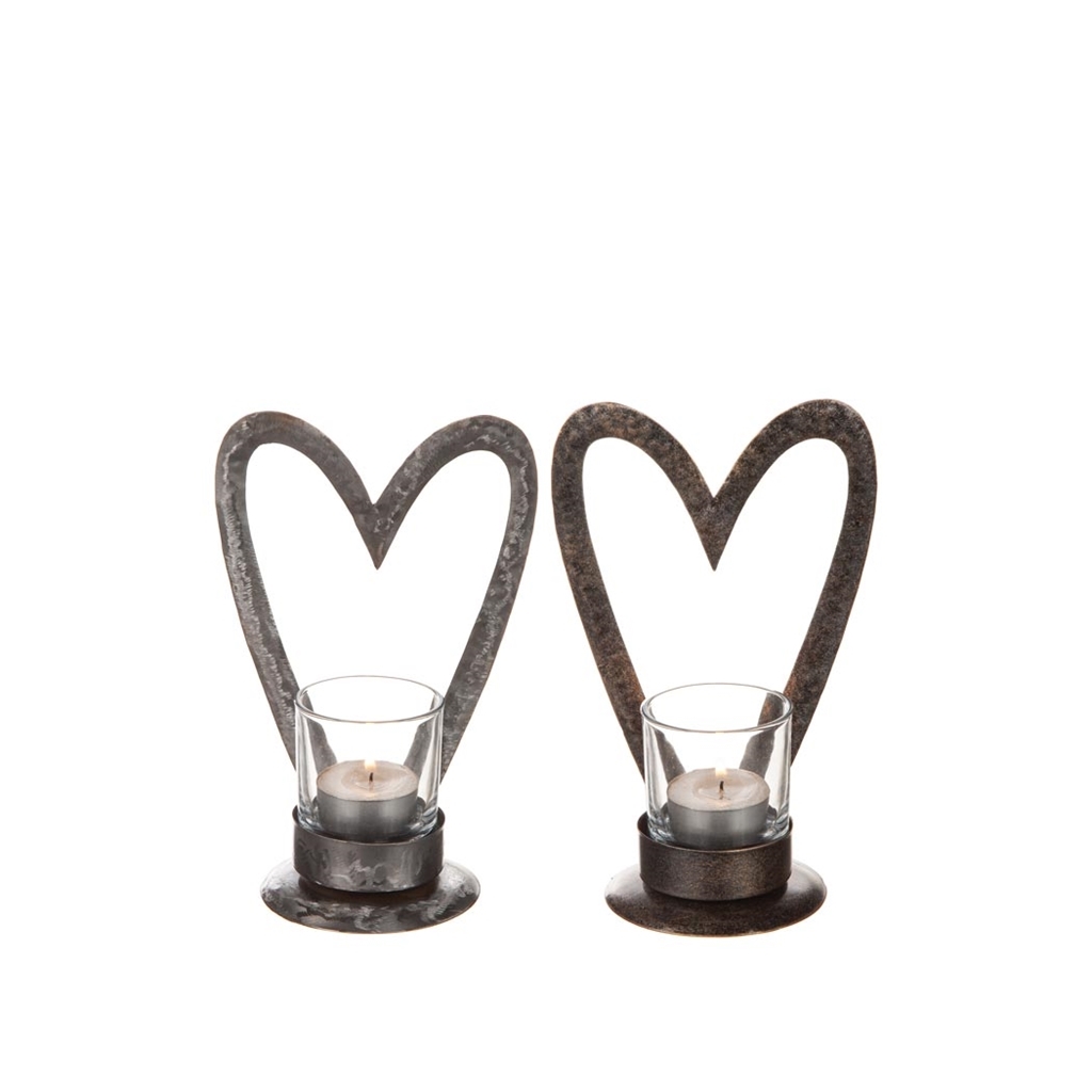 Ljushållare Hjärta i Plåt