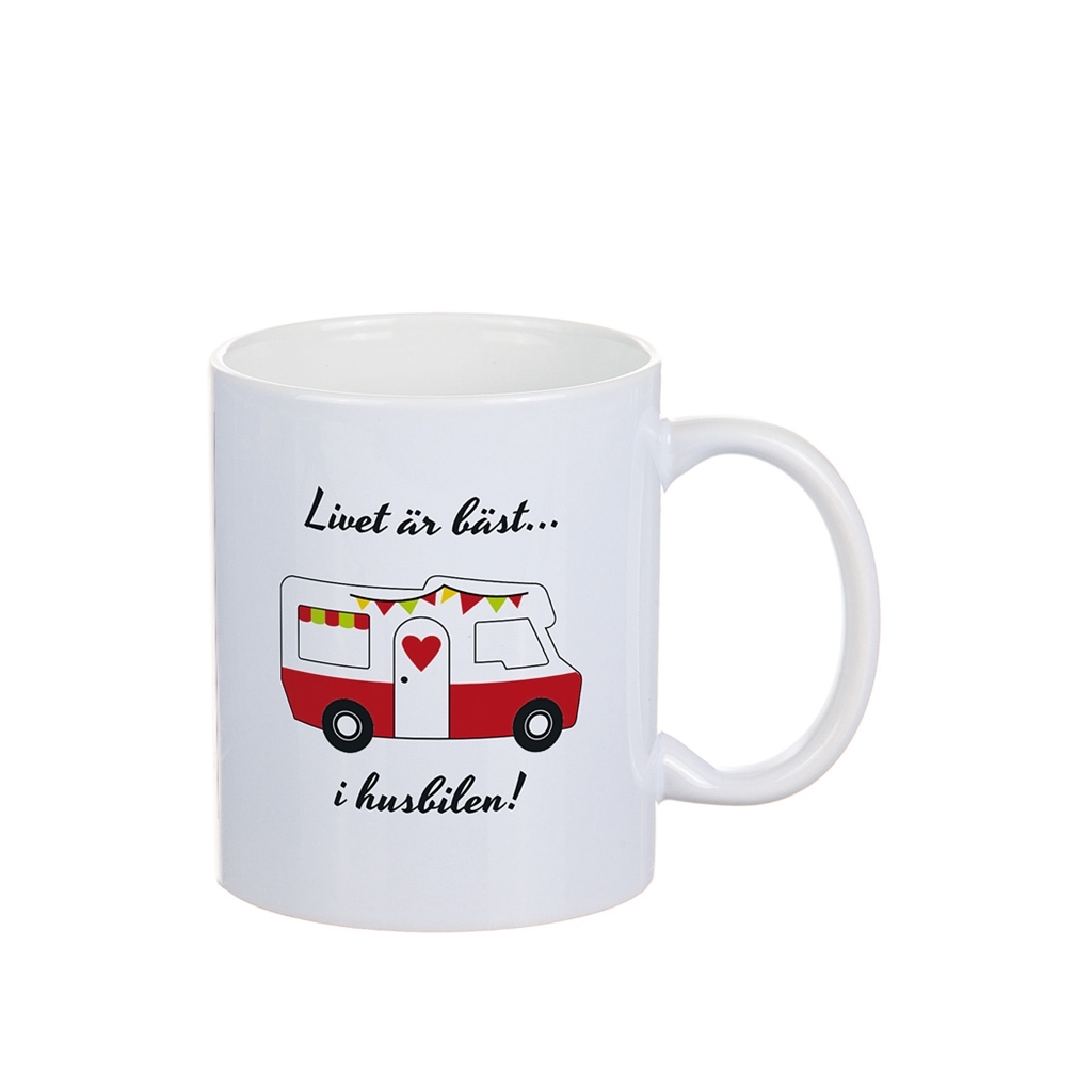 Mugg Husbil Röd