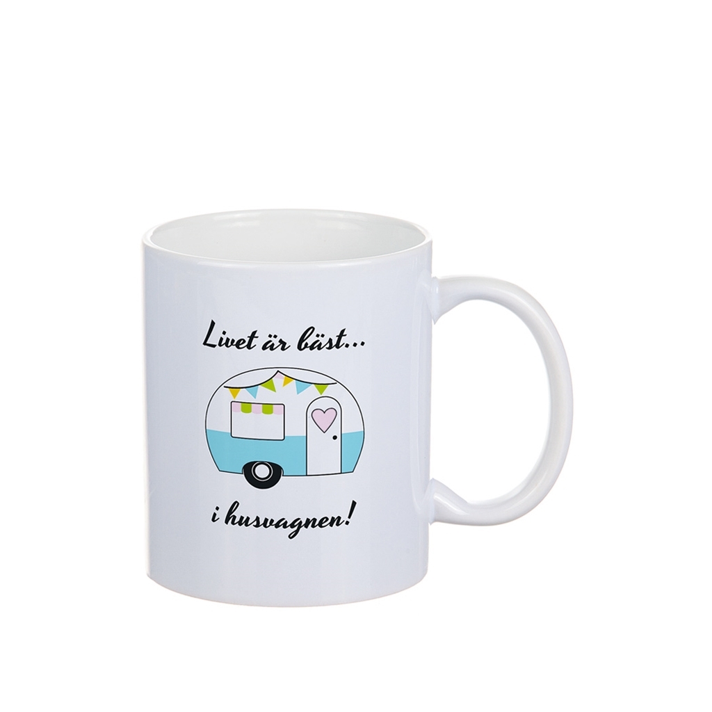 Mugg Husvagn Blå