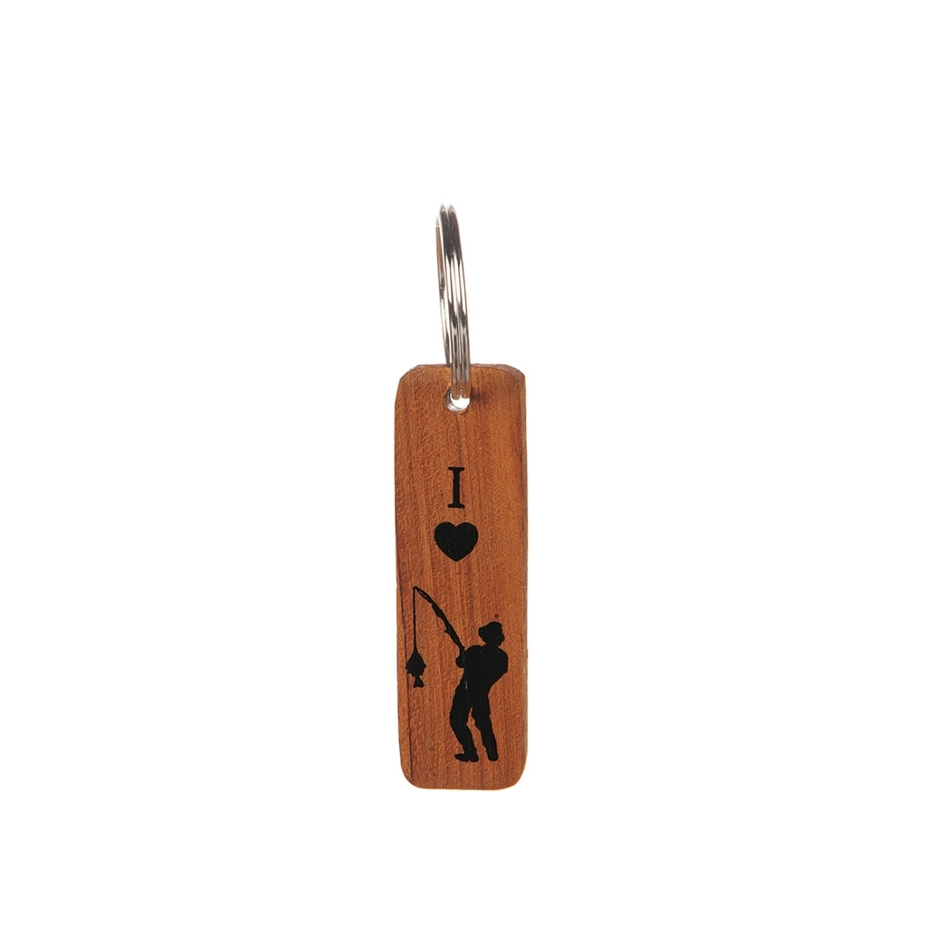 Nyckelring Teak Fiske