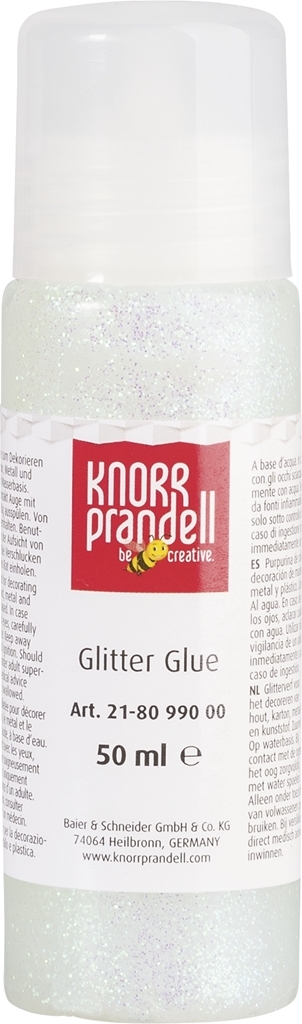 Glitterlim 50ml Vit