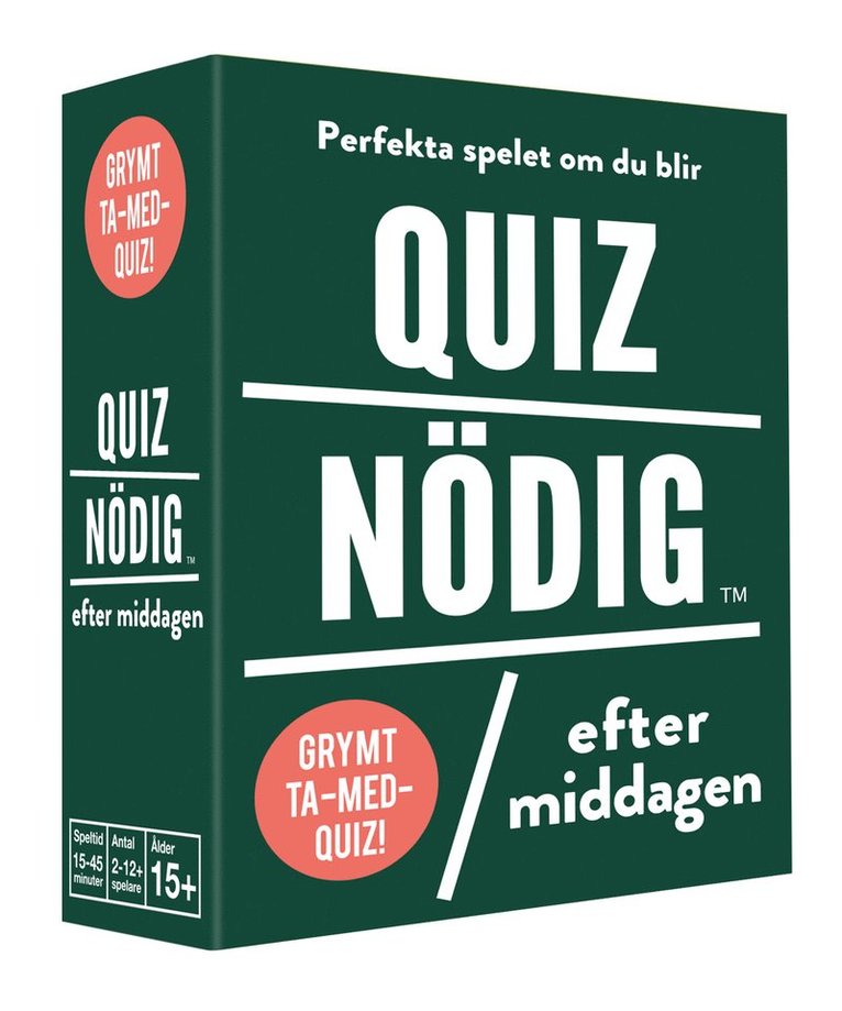 QuizNödig Efter Middagen