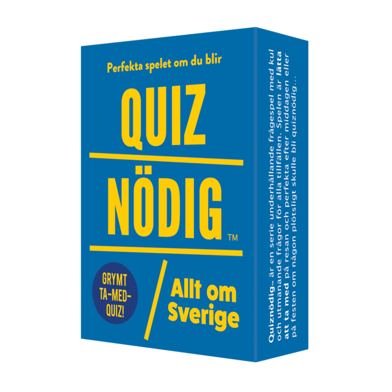 QuizNödig Allt Om Sverige