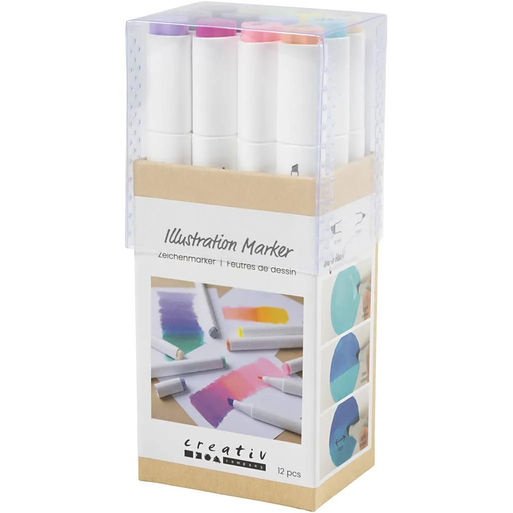 Illustrations Marker Pastell