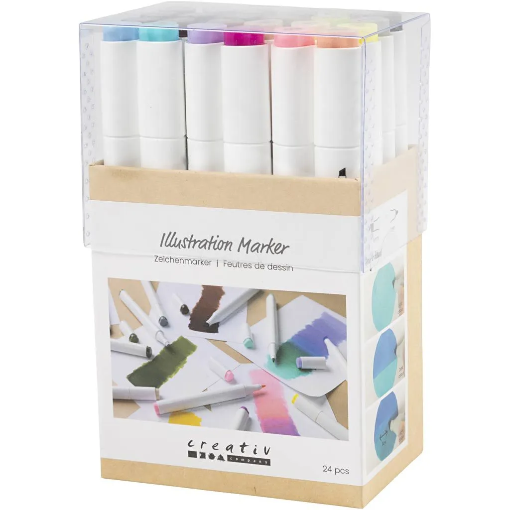 Illustrations Marker Pastell/Standard