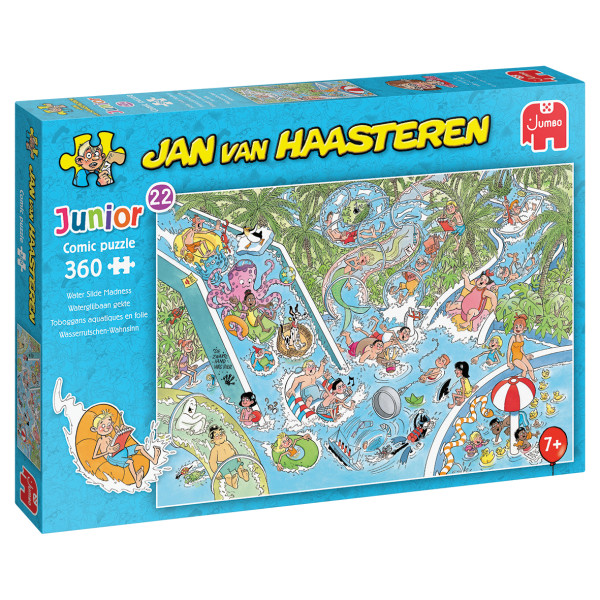 Pussel 360 Jan van Haasteren Vattenrutschkana-galenskap