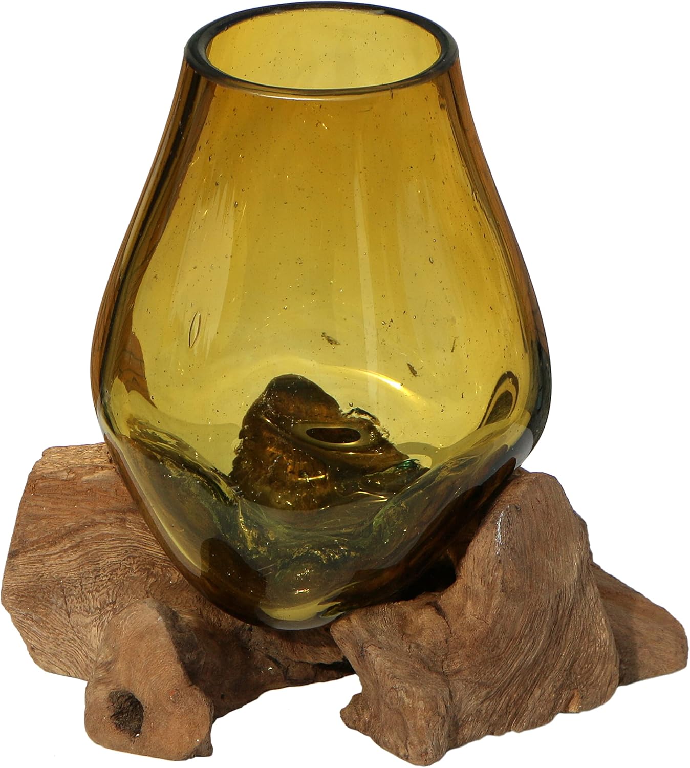 Glaslykta På Trädrot. Brun - 2