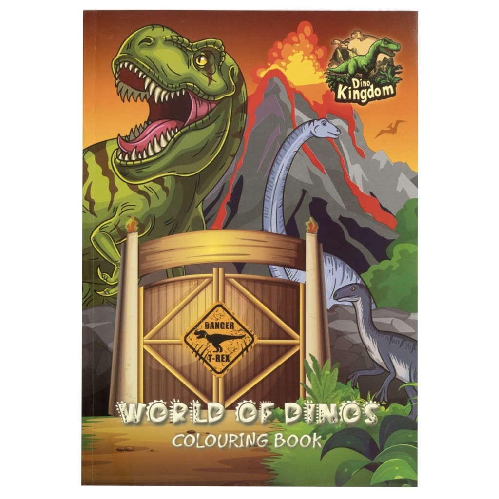 Målarbok Dinosaurier
