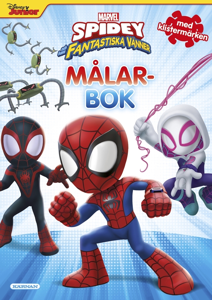 Målarbok Spidey och Hans Vänner