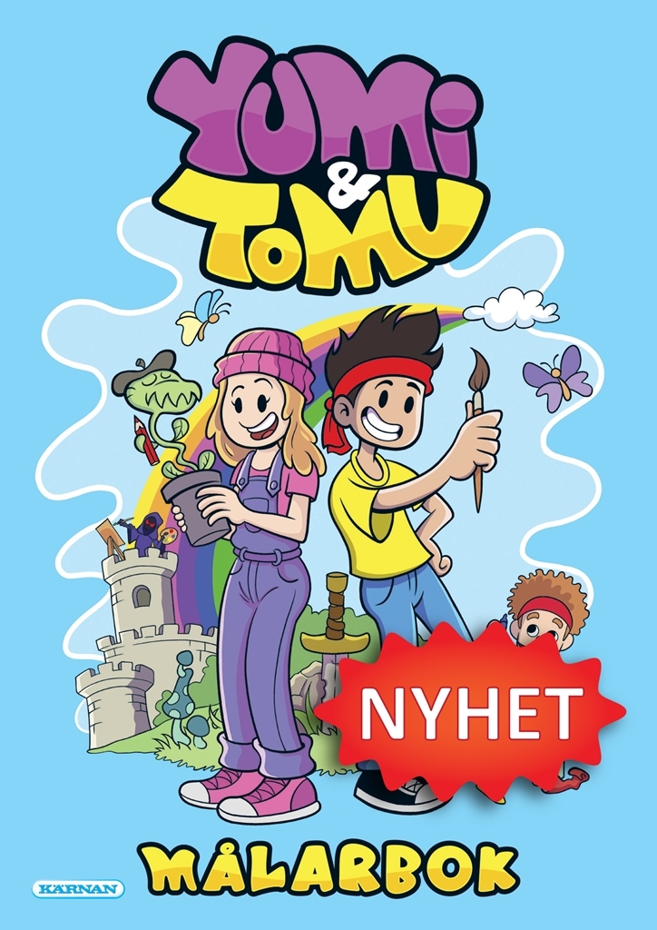 Målarbok Yumi & Tomu