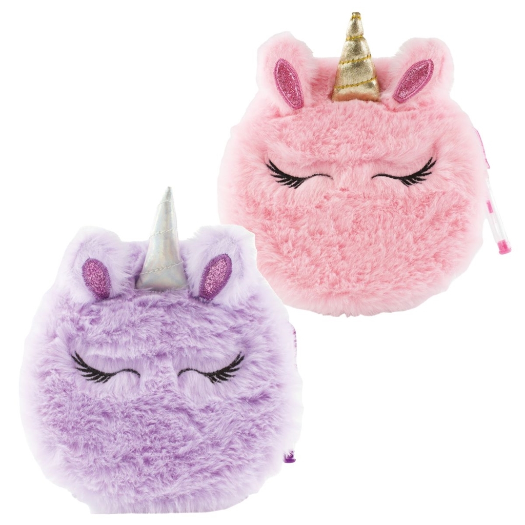 Skrivbok Plush Enhörning