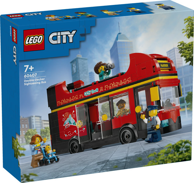 City Röd Dubbeldäckare