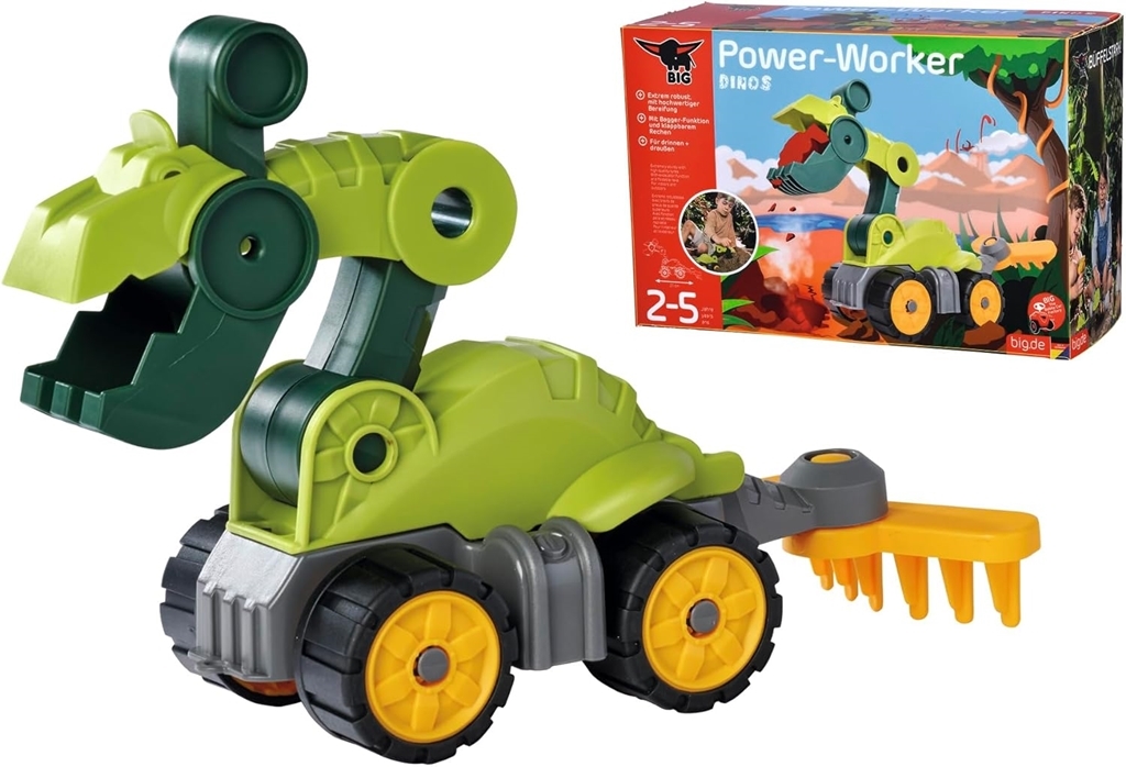 BIG Power Worker Dino Grävskopa