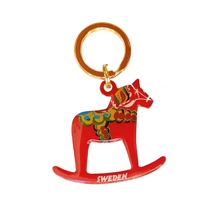 Nyckelring Dalahäst