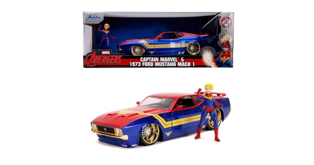 Captain Marvel 1973 Ford Mustang Mach med Figur