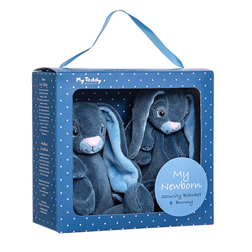 Newborn Bunny Giftbox Blå
