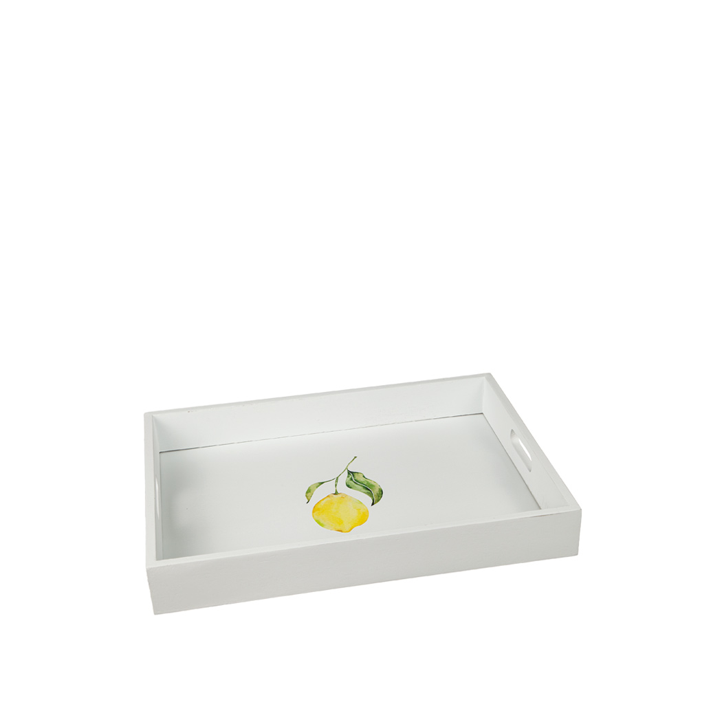 Träbricka Citron