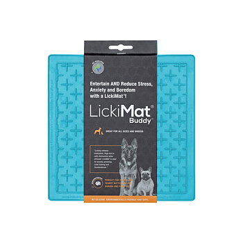 LickiMat Buddy Slickmatta Turkos 20x20 cm
