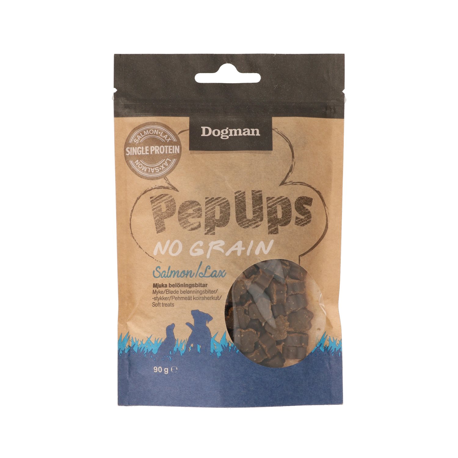 Dogman Pep Ups No Grain Lax 90g