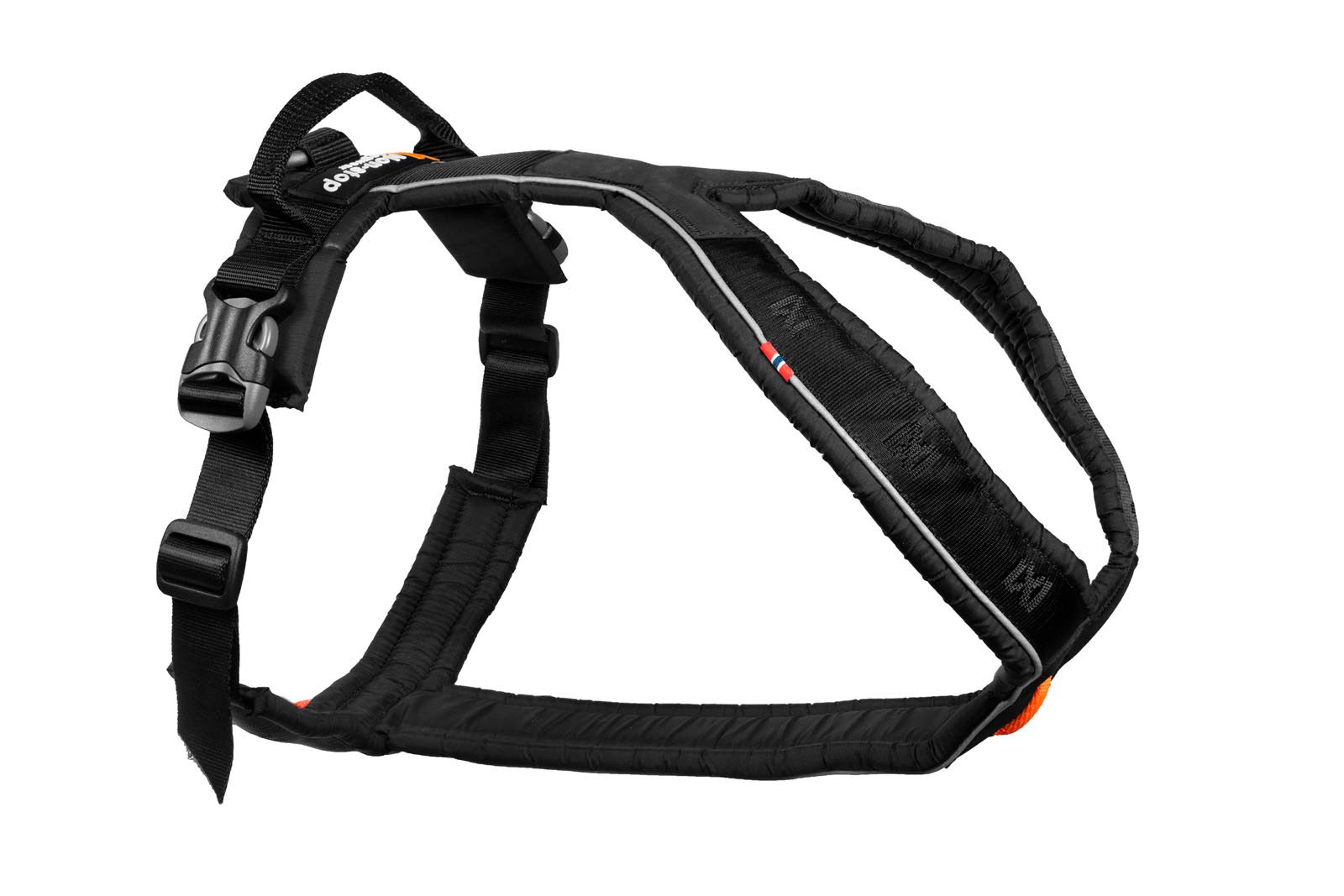 Non-stop Line Harness Grip, Svart