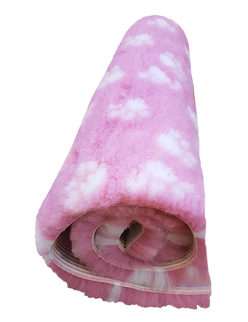 Hundfäll med Tassar Rosa, flera storlekar