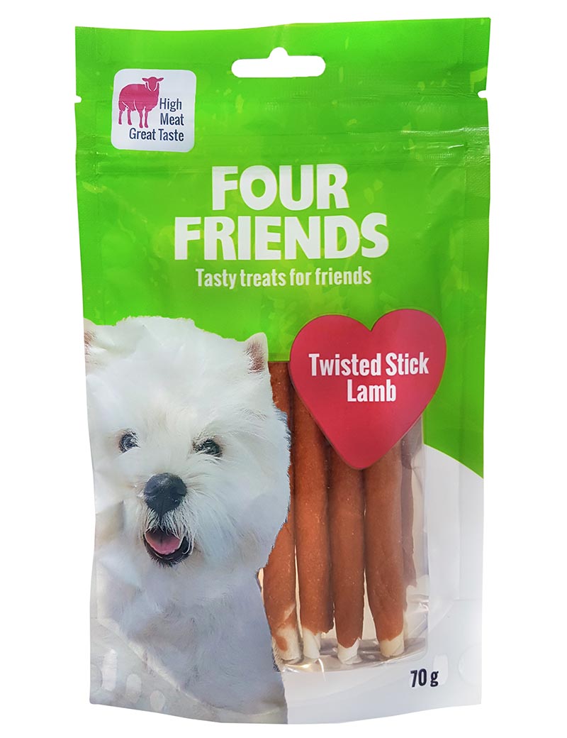 Four Friends Tuggpinnar Lamb 7p, 70 g