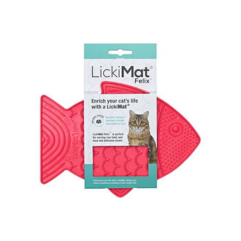 LickiMat Cat Felix Slickmatta Rosa 
