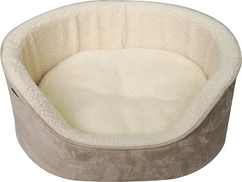 Dogman Hundbädd Sherpa Beige, flera storlekar 