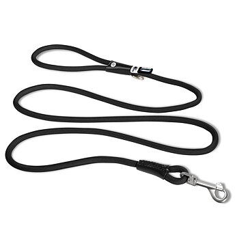 Curli Stretch Comfort Leash, Svart 