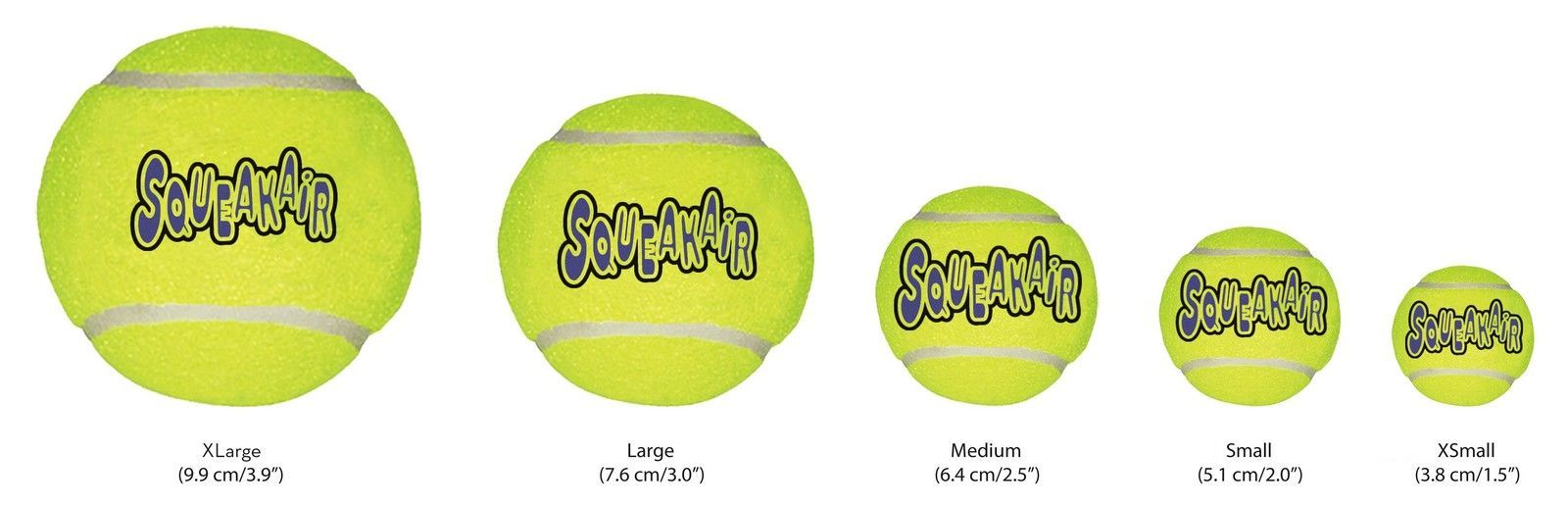 Kong Tennisboll med pip 2-pack, L - 2