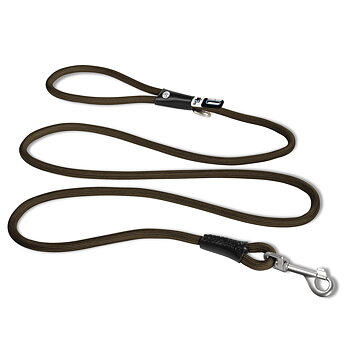 Curli Stretch Comfort Leash, Brun