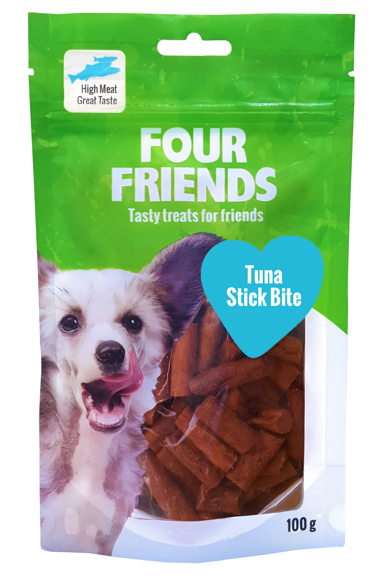 Four Friends Tuna Stick Bite, 100g