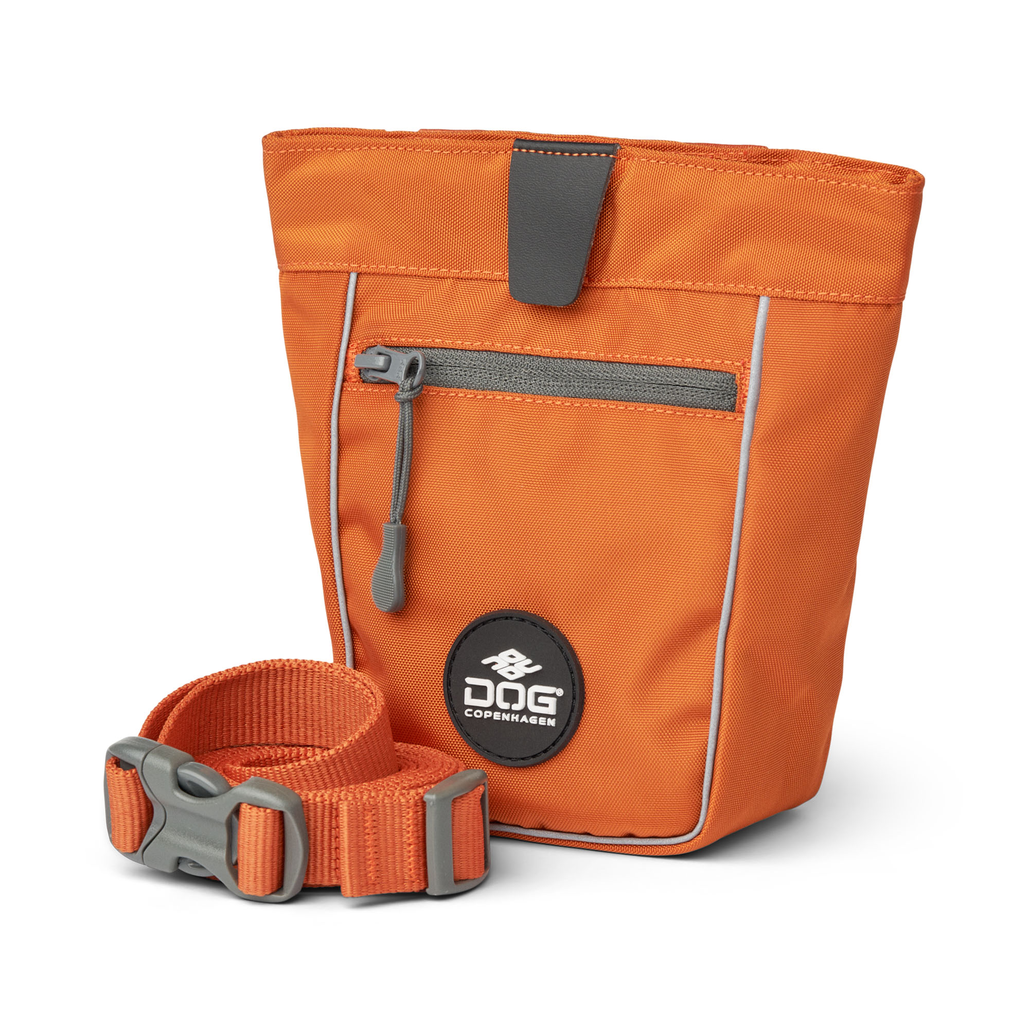 Dog Copenhagen Go Explore™ Treat Bag, Orange Sun