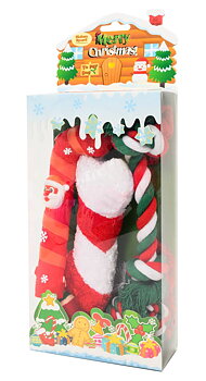 Julpaket Hundleksak Merry Christmas