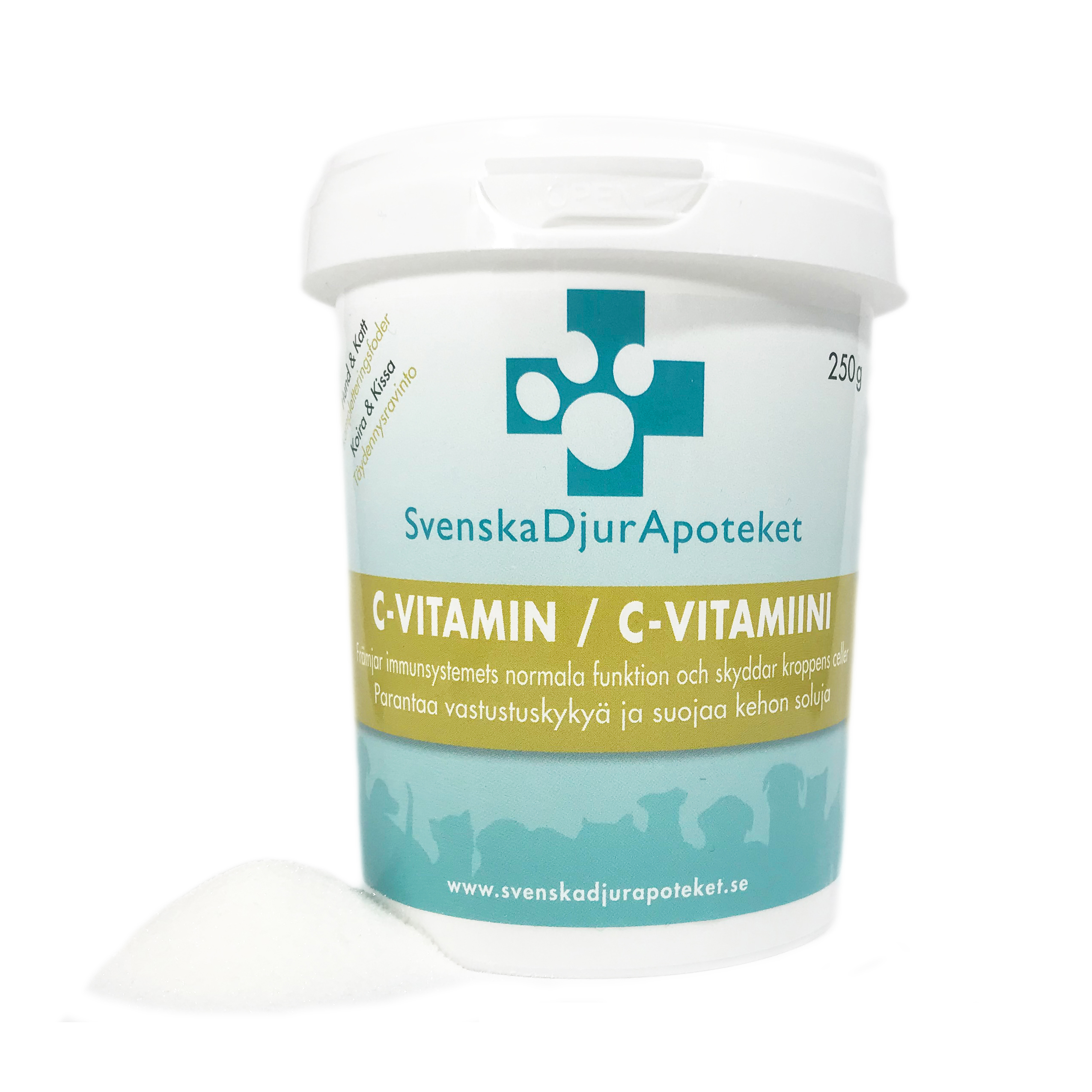 Svenska Djurapoteket C-vitamin 250g