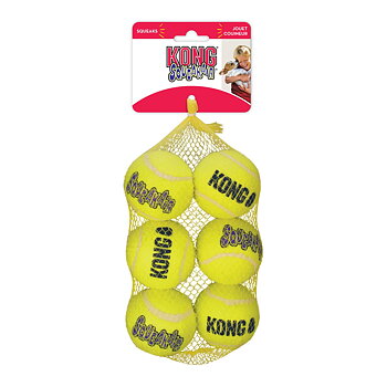 Kong Tennisboll med pip medium, 6-pack 