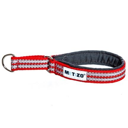 Metizo  Fodrat Halsband Halvstryp, Röd
